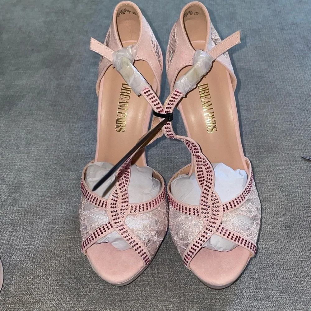 Dream Pairs Women's Heeled Sandal Pumps